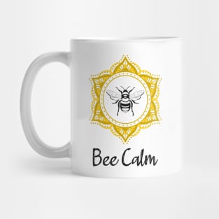 Bee Calm Mandala Mug